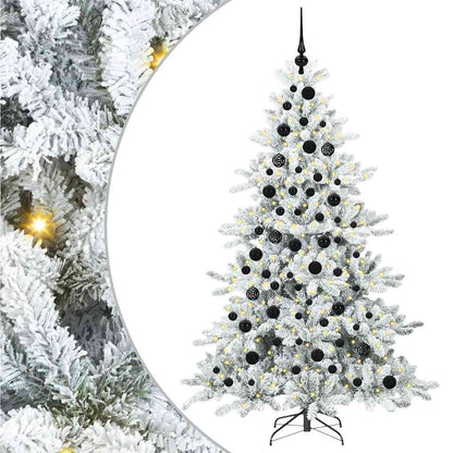 Albero di Natale Artificiale con Rami Pieghevoli 180 cm PVC