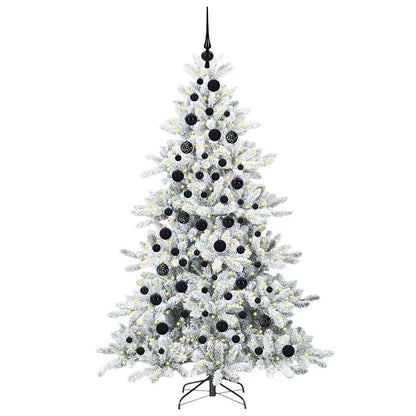 Albero di Natale Artificiale con Rami Pieghevoli 180 cm PVC