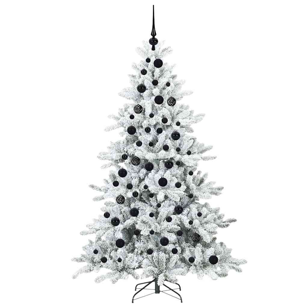 Albero di Natale Artificiale con Rami Pieghevoli 180 cm PVC