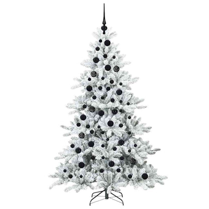 Albero di Natale Artificiale con Rami Pieghevoli 180 cm PVC