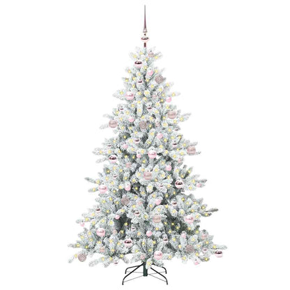 Albero di Natale Artificiale con Rami Pieghevoli 180 cm PVC