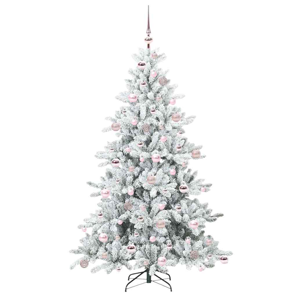 Albero di Natale Artificiale con Rami Pieghevoli 180 cm PVC