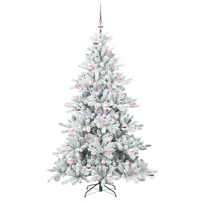 Albero di Natale Artificiale con Rami Pieghevoli 180 cm PVC