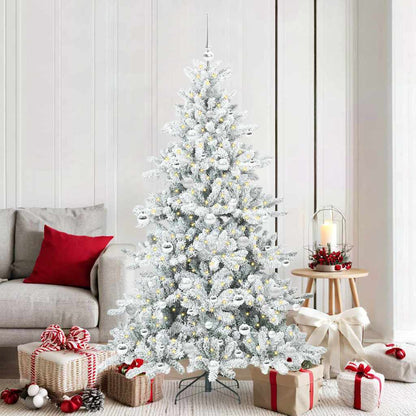 Albero di Natale Artificiale con Rami Pieghevoli 180 cm PVC