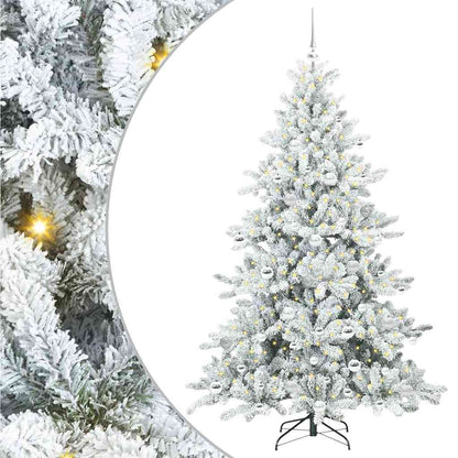 Albero di Natale Artificiale con Rami Pieghevoli 180 cm PVC