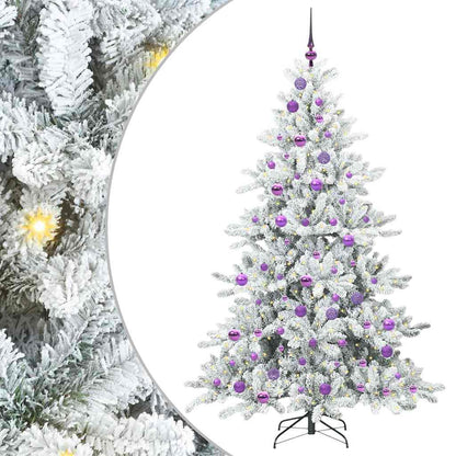 Albero di Natale Artificiale con Rami Pieghevoli 180 cm PVC