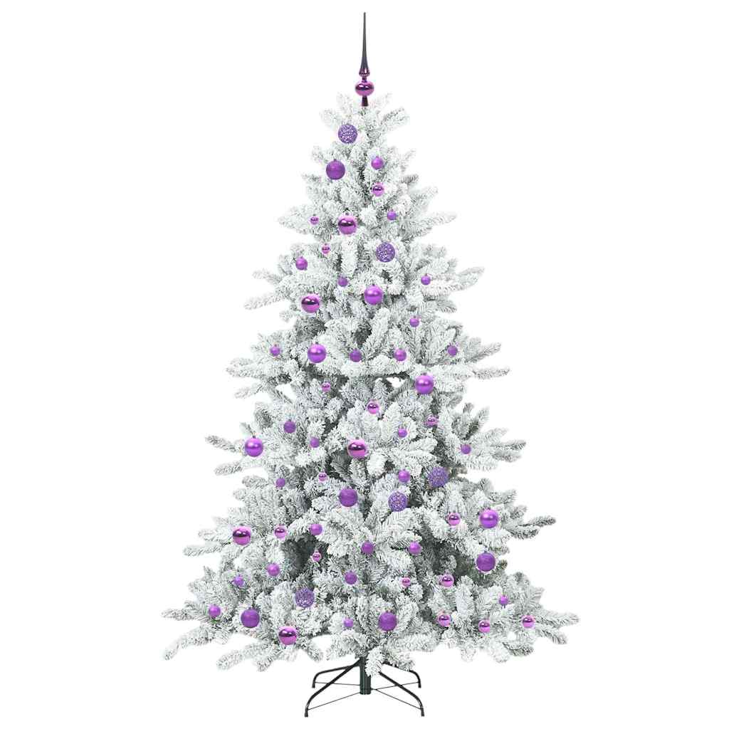 Albero di Natale Artificiale con Rami Pieghevoli 180 cm PVC