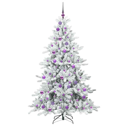 Albero di Natale Artificiale con Rami Pieghevoli 180 cm PVC