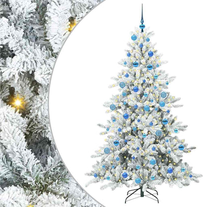 Albero di Natale Artificiale con Rami Pieghevoli 180 cm PVC