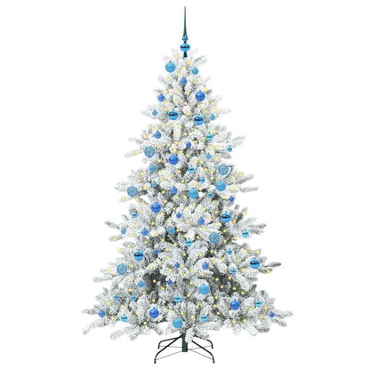 Albero di Natale Artificiale con Rami Pieghevoli 180 cm PVC