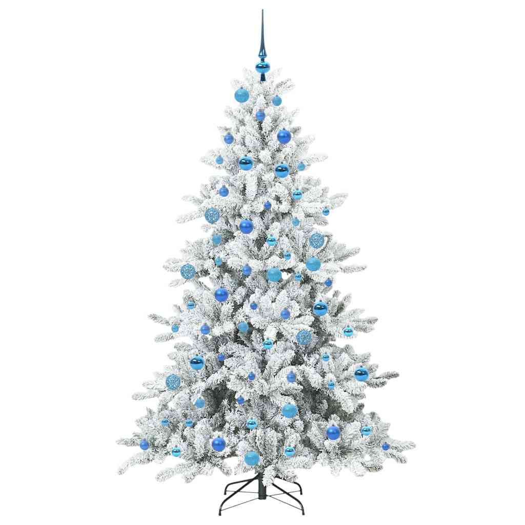 Albero di Natale Artificiale con Rami Pieghevoli 180 cm PVC