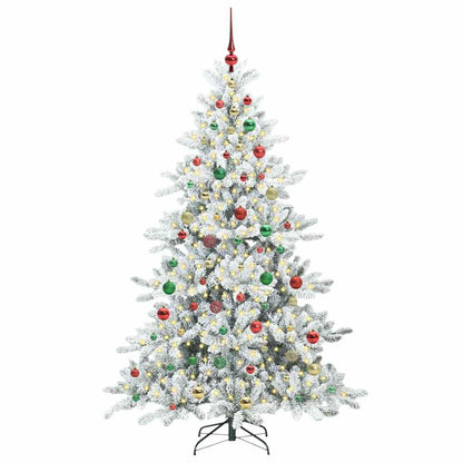 Albero di Natale Artificiale con Rami Pieghevoli 180 cm PVC