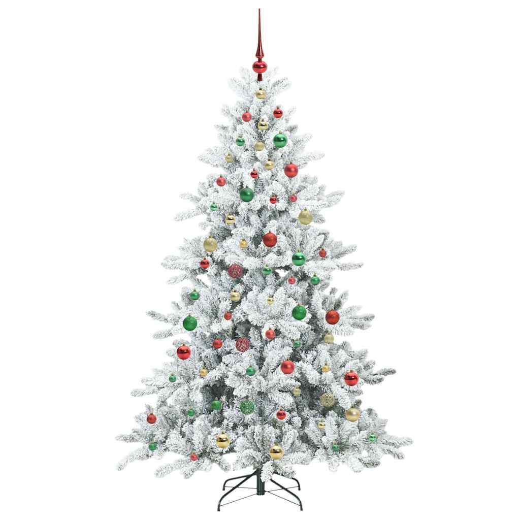 Albero di Natale Artificiale con Rami Pieghevoli 180 cm PVC