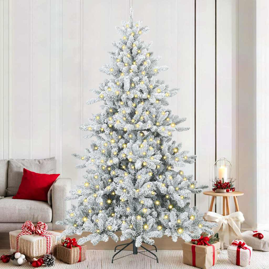 Albero di Natale Artificiale con Rami Pieghevoli 210 cm PVC
