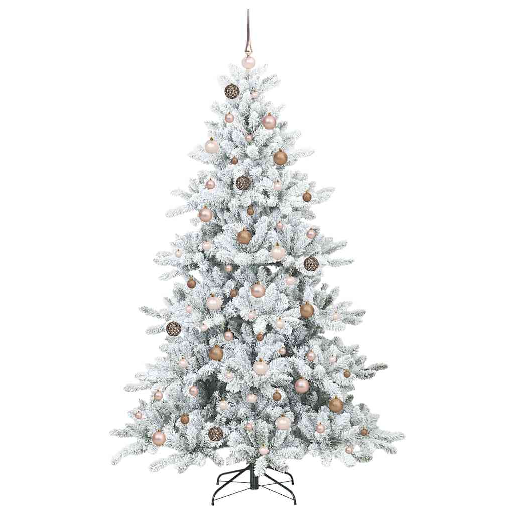Albero di Natale Artificiale con Rami Pieghevoli 210 cm PVC