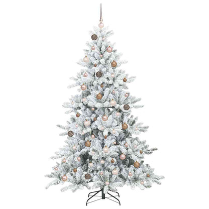 Albero di Natale Artificiale con Rami Pieghevoli 210 cm PVC