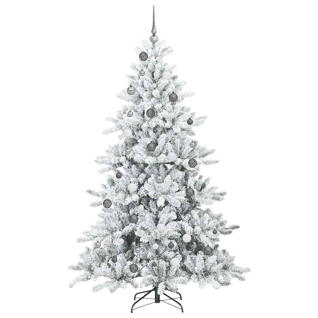 Albero di Natale Artificiale con Rami Pieghevoli 210 cm PVC