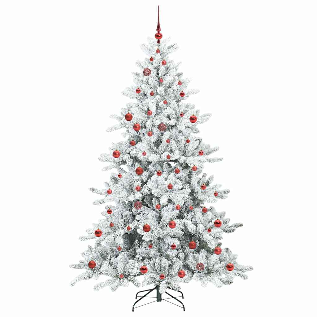 Albero di Natale Artificiale con Rami Pieghevoli 210 cm PVC