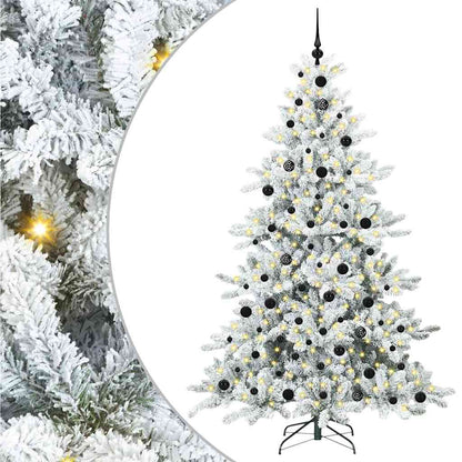 Albero di Natale Artificiale con Rami Pieghevoli 210 cm PVC