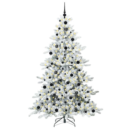 Albero di Natale Artificiale con Rami Pieghevoli 210 cm PVC
