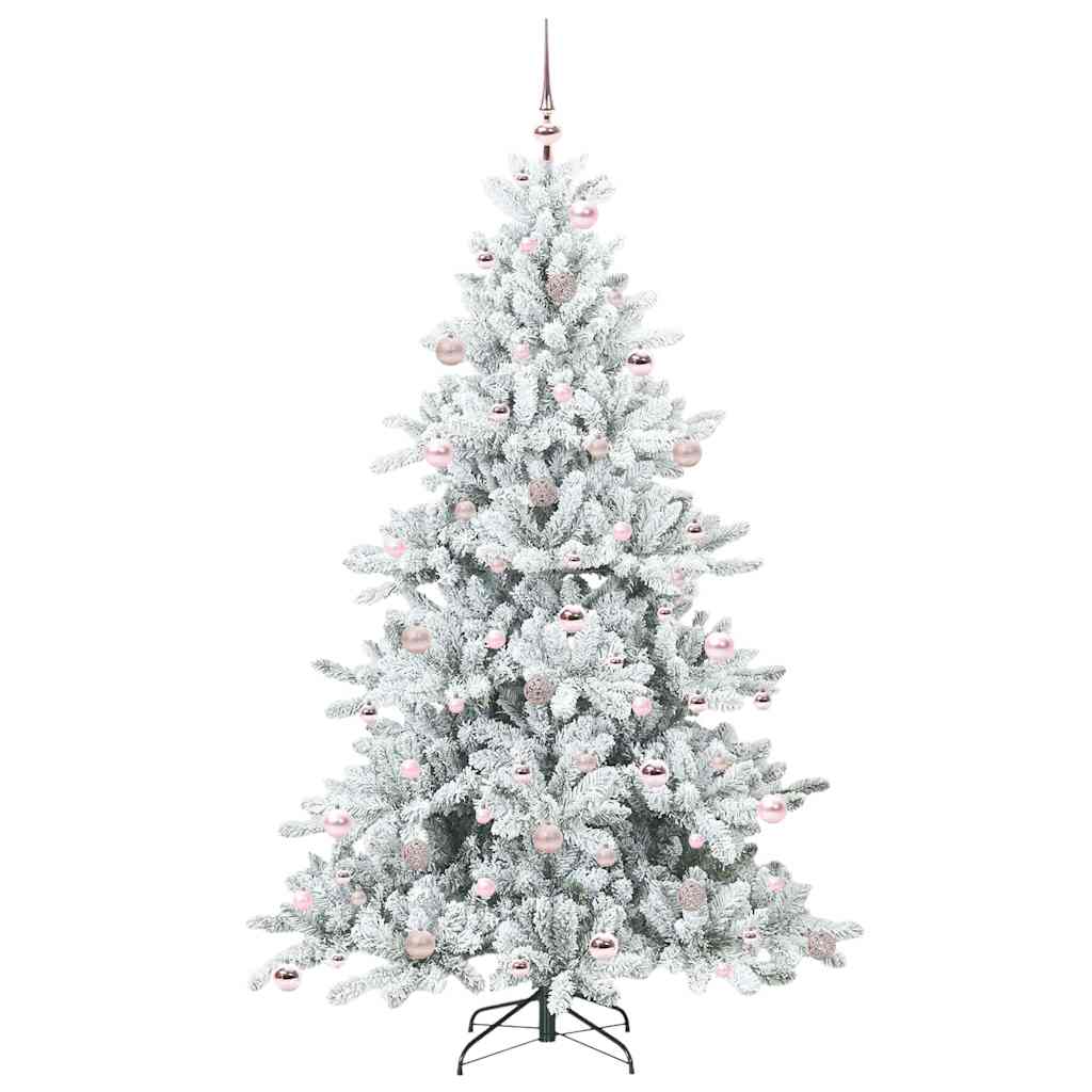 Albero di Natale Artificiale con Rami Pieghevoli 210 cm PVC