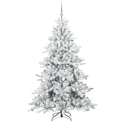 Albero di Natale Artificiale con Rami Pieghevoli 210 cm PVC