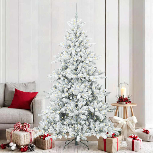Albero di Natale Artificiale con Rami Pieghevoli 210 cm PVC