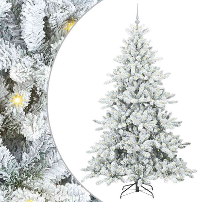 Albero di Natale Artificiale con Rami Pieghevoli 210 cm PVC
