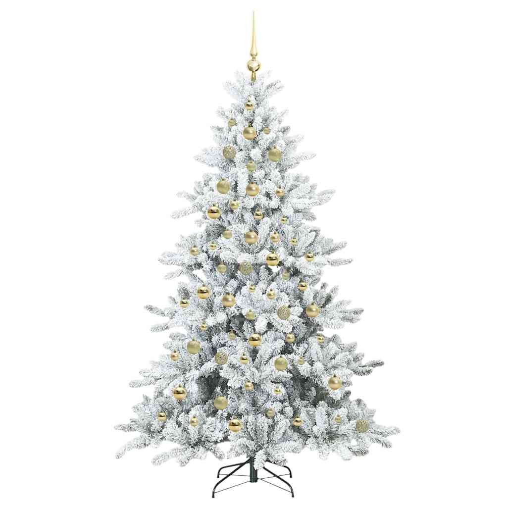 Albero di Natale Artificiale con Rami Pieghevoli 210 cm PVC