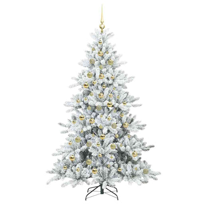 Albero di Natale Artificiale con Rami Pieghevoli 210 cm PVC