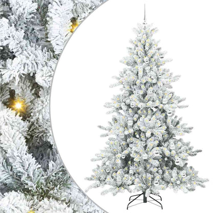 Albero di Natale Artificiale con Rami Pieghevoli 210 cm PVC