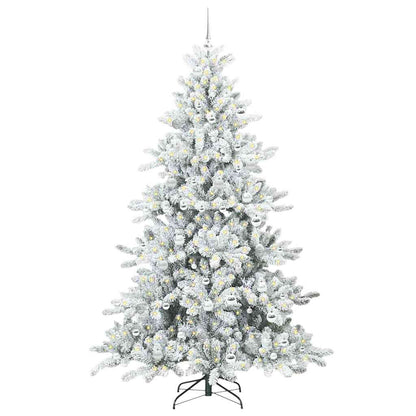 Albero di Natale Artificiale con Rami Pieghevoli 210 cm PVC