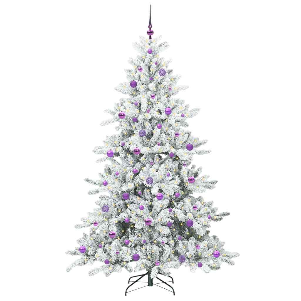 Albero di Natale Artificiale con Rami Pieghevoli 210 cm PVC