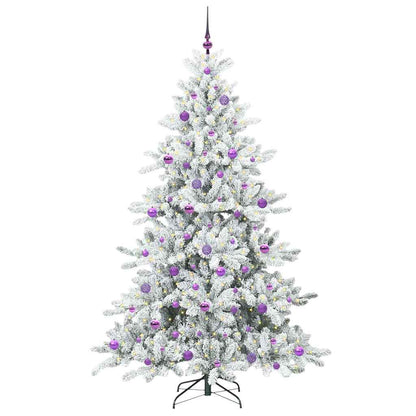 Albero di Natale Artificiale con Rami Pieghevoli 210 cm PVC