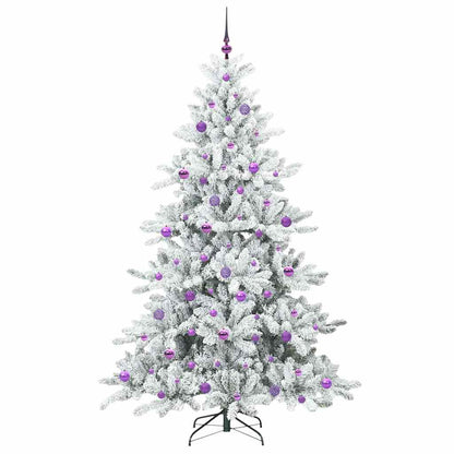 Albero di Natale Artificiale con Rami Pieghevoli 210 cm PVC