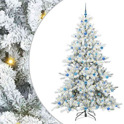 Albero di Natale Artificiale con Rami Pieghevoli 210 cm PVC
