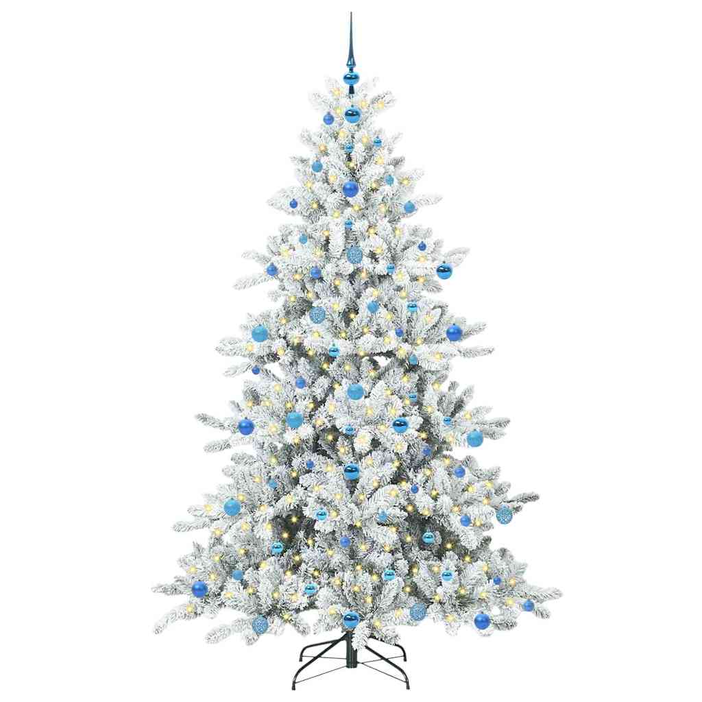 Albero di Natale Artificiale con Rami Pieghevoli 210 cm PVC