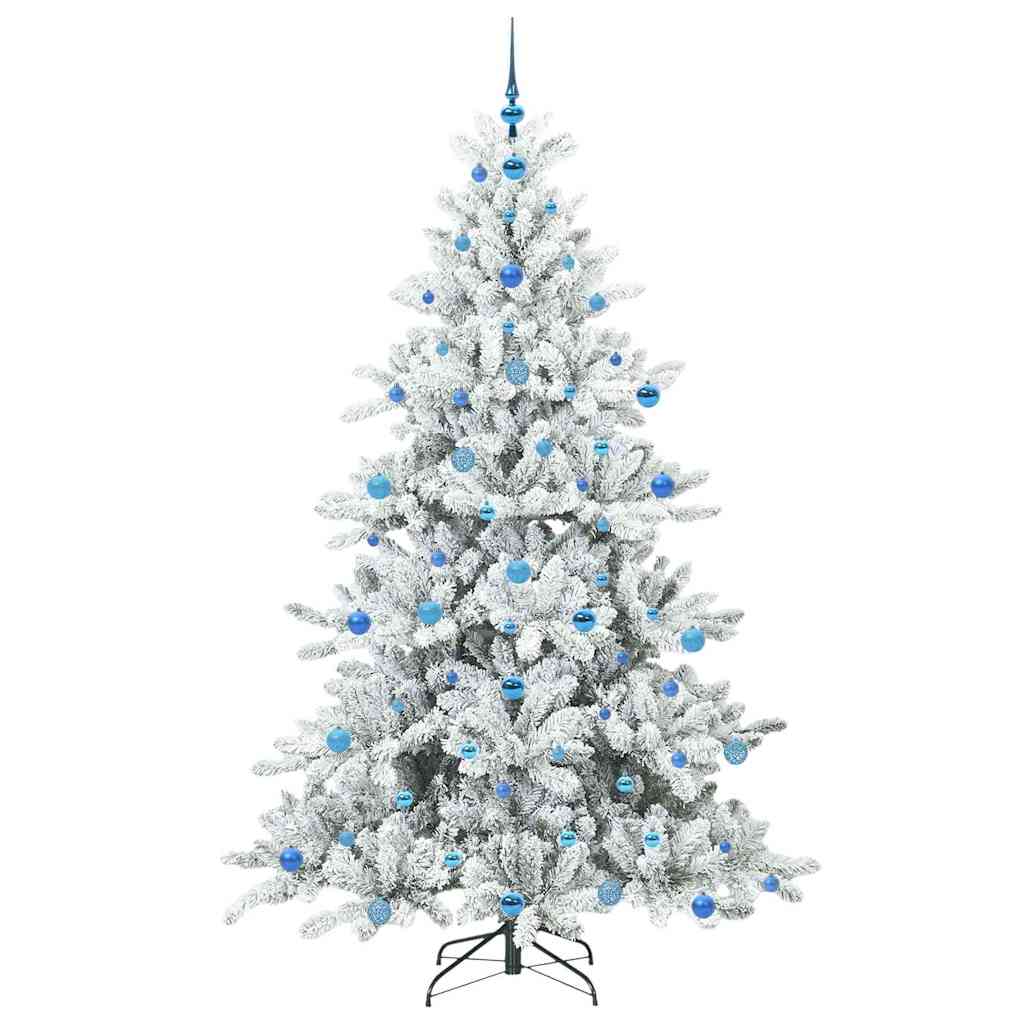 Albero di Natale Artificiale con Rami Pieghevoli 210 cm PVC