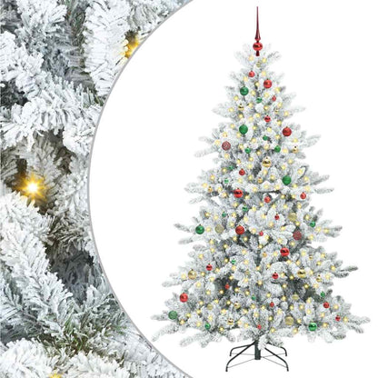 Albero di Natale Artificiale con Rami Pieghevoli 210 cm PVC