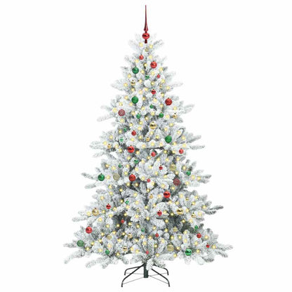 Albero di Natale Artificiale con Rami Pieghevoli 210 cm PVC