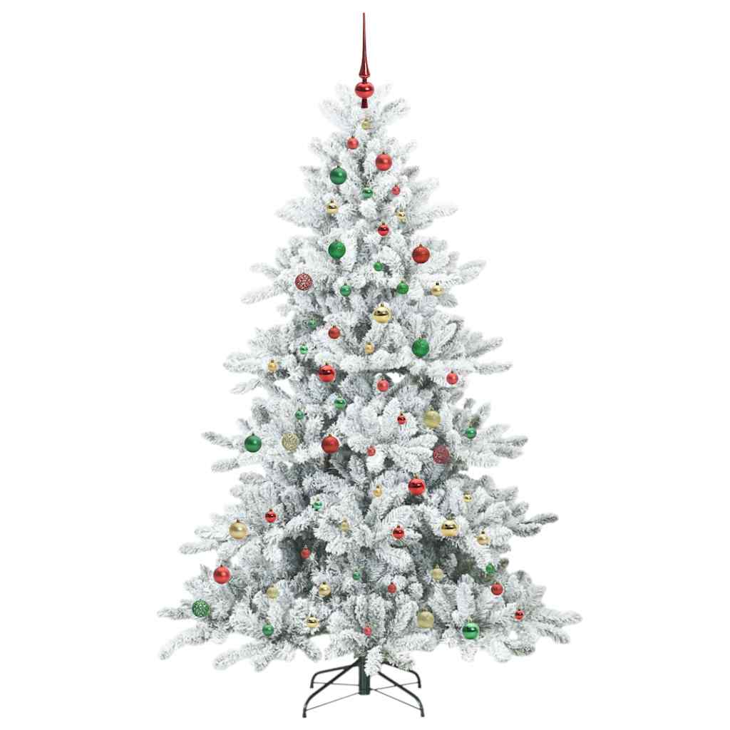 Albero di Natale Artificiale con Rami Pieghevoli 210 cm PVC