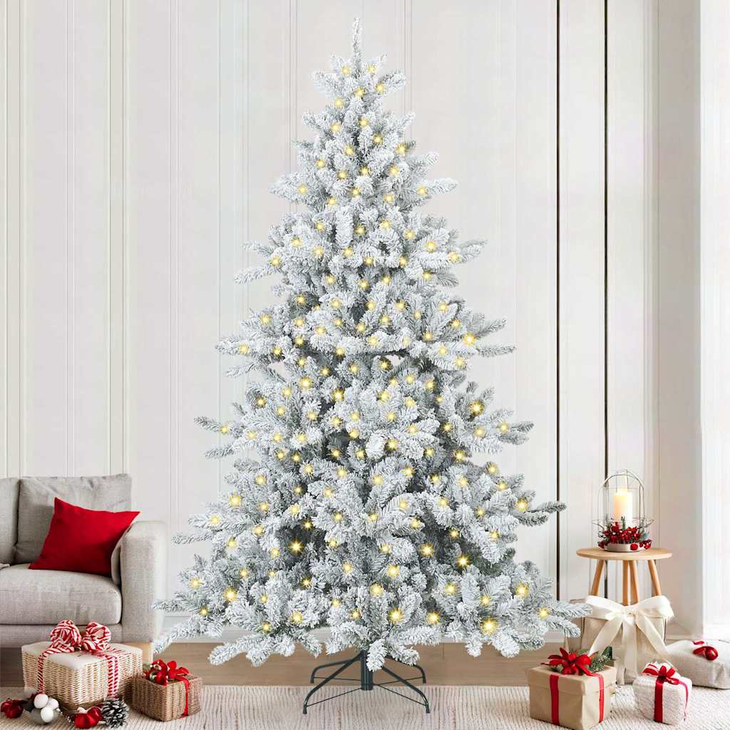 Albero di Natale Artificiale con Rami Pieghevoli 240 cm PVC