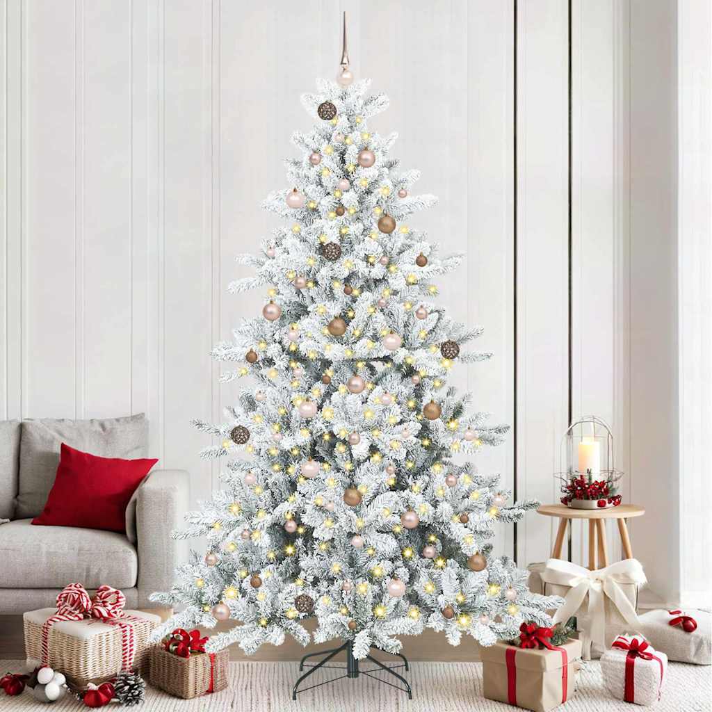 Albero di Natale Artificiale con Rami Pieghevoli 240 cm PVC