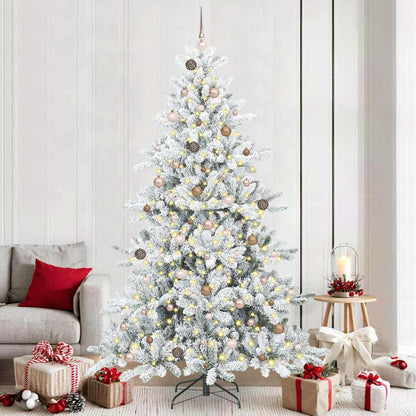 Albero di Natale Artificiale con Rami Pieghevoli 240 cm PVC
