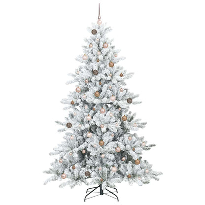 Albero di Natale Artificiale con Rami Pieghevoli 240 cm PVC