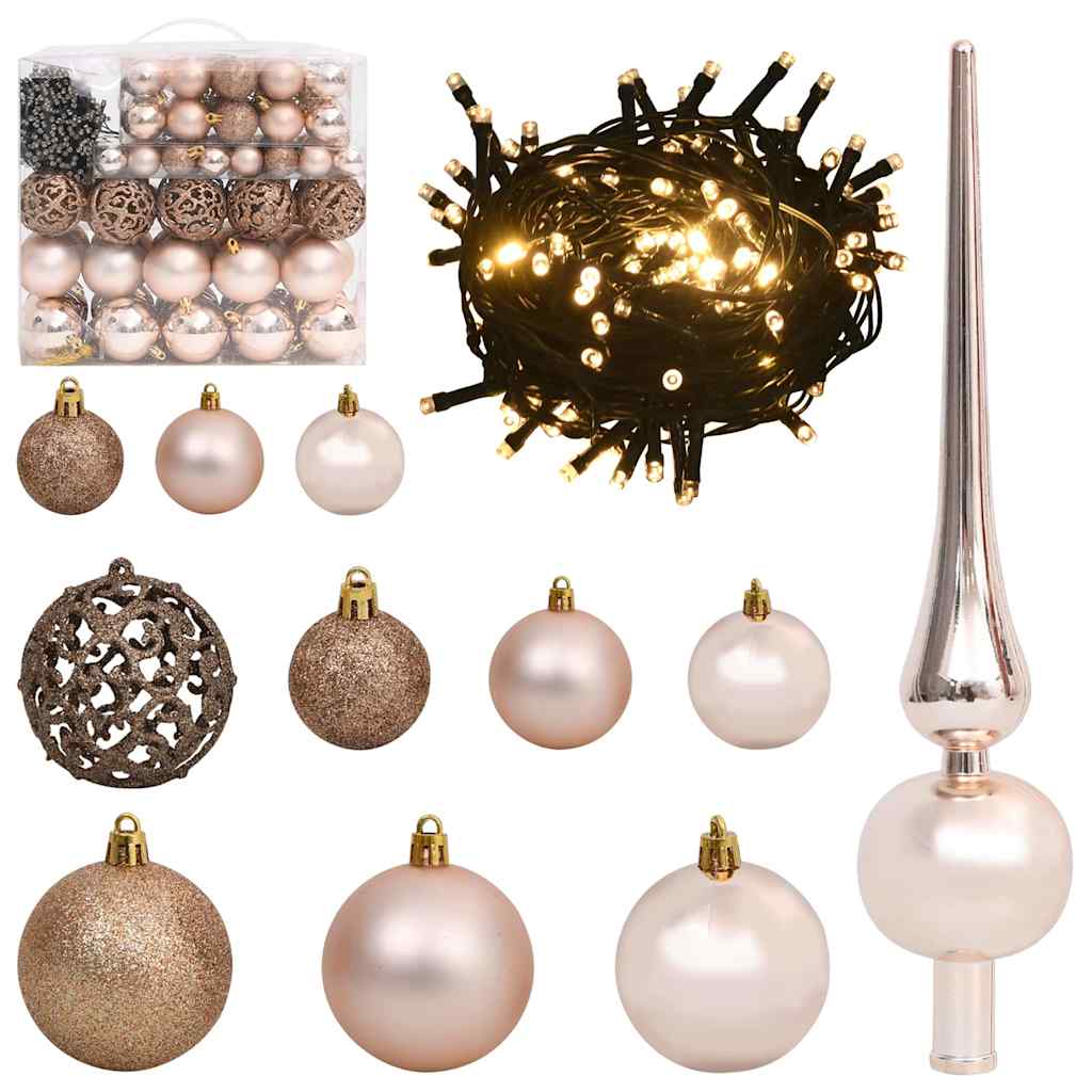 Albero di Natale Artificiale con Rami Pieghevoli 240 cm PVC