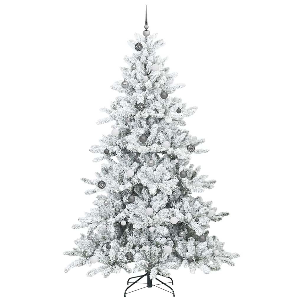 Albero di Natale Artificiale con Rami Pieghevoli 240 cm PVC