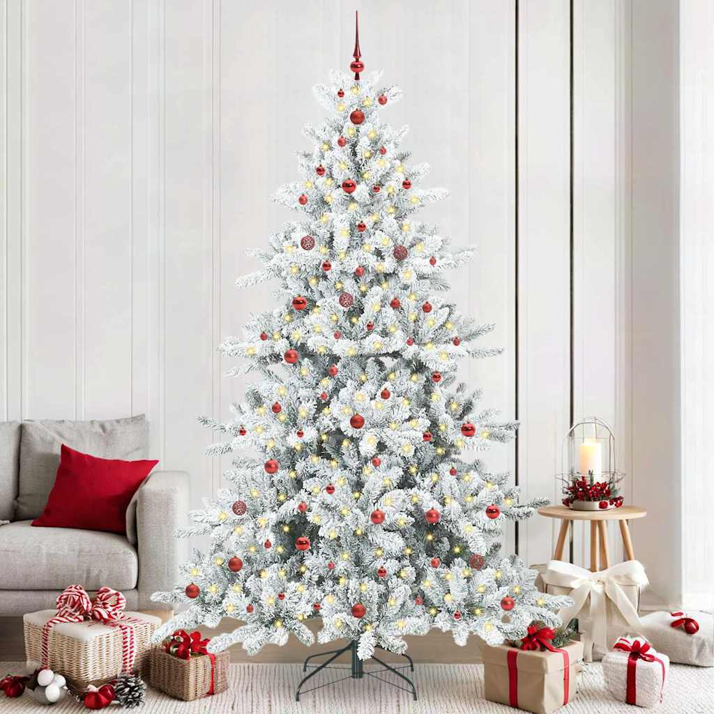 Albero di Natale Artificiale con Rami Pieghevoli 240 cm PVC
