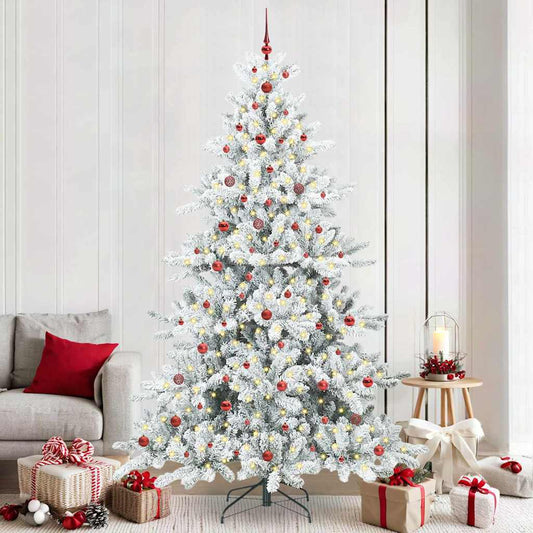 Albero di Natale Artificiale con Rami Pieghevoli 240 cm PVC