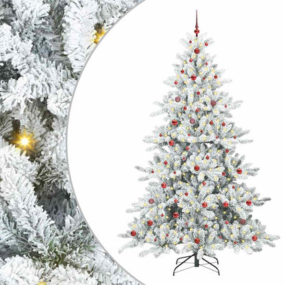Albero di Natale Artificiale con Rami Pieghevoli 240 cm PVC